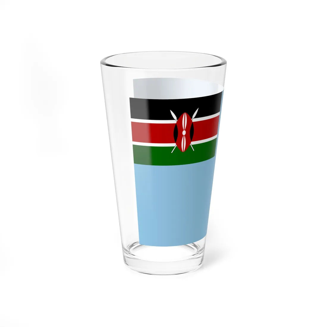 Air Force Ensign of Kenya (Kenya) Pint Glass 16oz - Go Mug Yourself