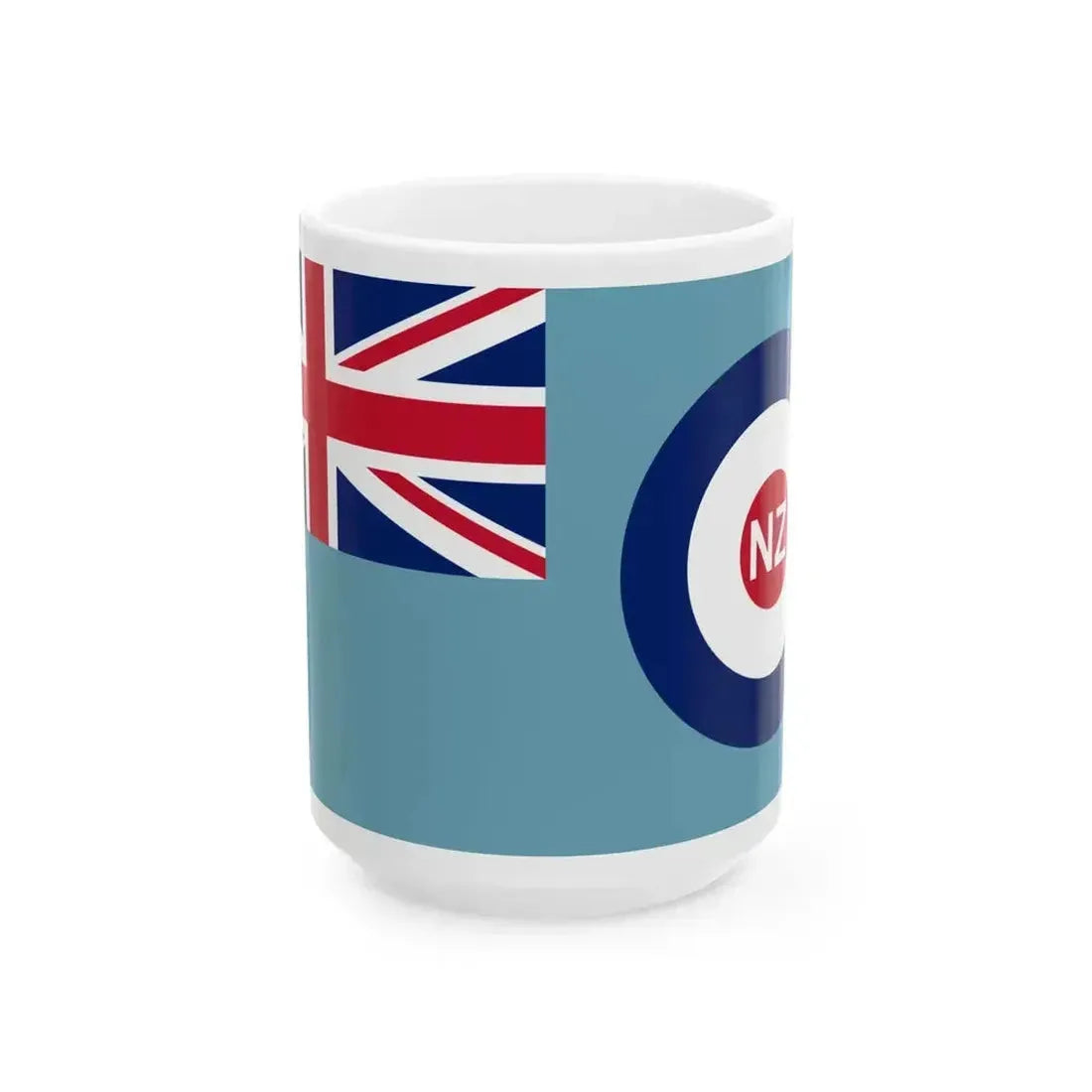 Air Force Ensign of New Zealand (New Zealand) White Coffee Mug 15oz - Go Mug Yourself