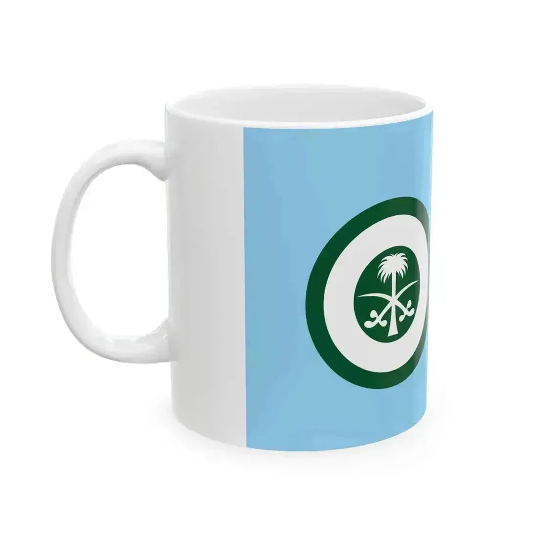 Air Force Ensign of Saudi Arabia (Saudi Arabia) White Coffee Mug - Go Mug Yourself