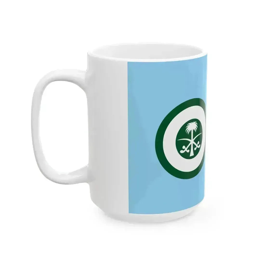 Air Force Ensign of Saudi Arabia (Saudi Arabia) White Coffee Mug - Go Mug Yourself