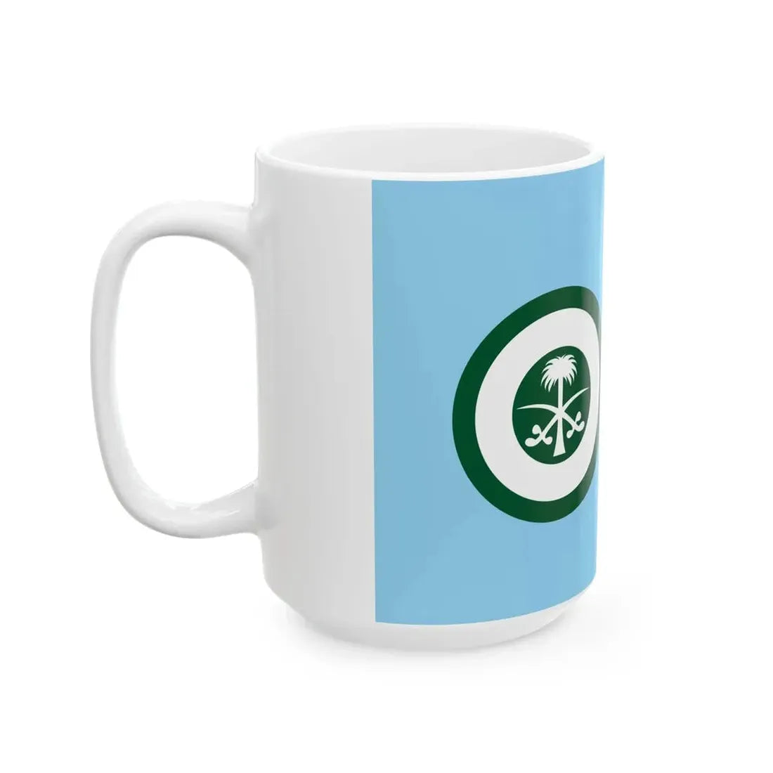 Air Force Ensign of Saudi Arabia (Saudi Arabia) White Coffee Mug - Go Mug Yourself