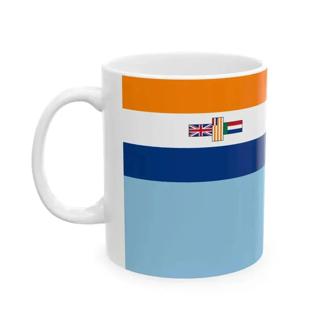 Air Force Ensign of South Africa 1940-1951 (South Africa) White Coffee Mug - Go Mug Yourself