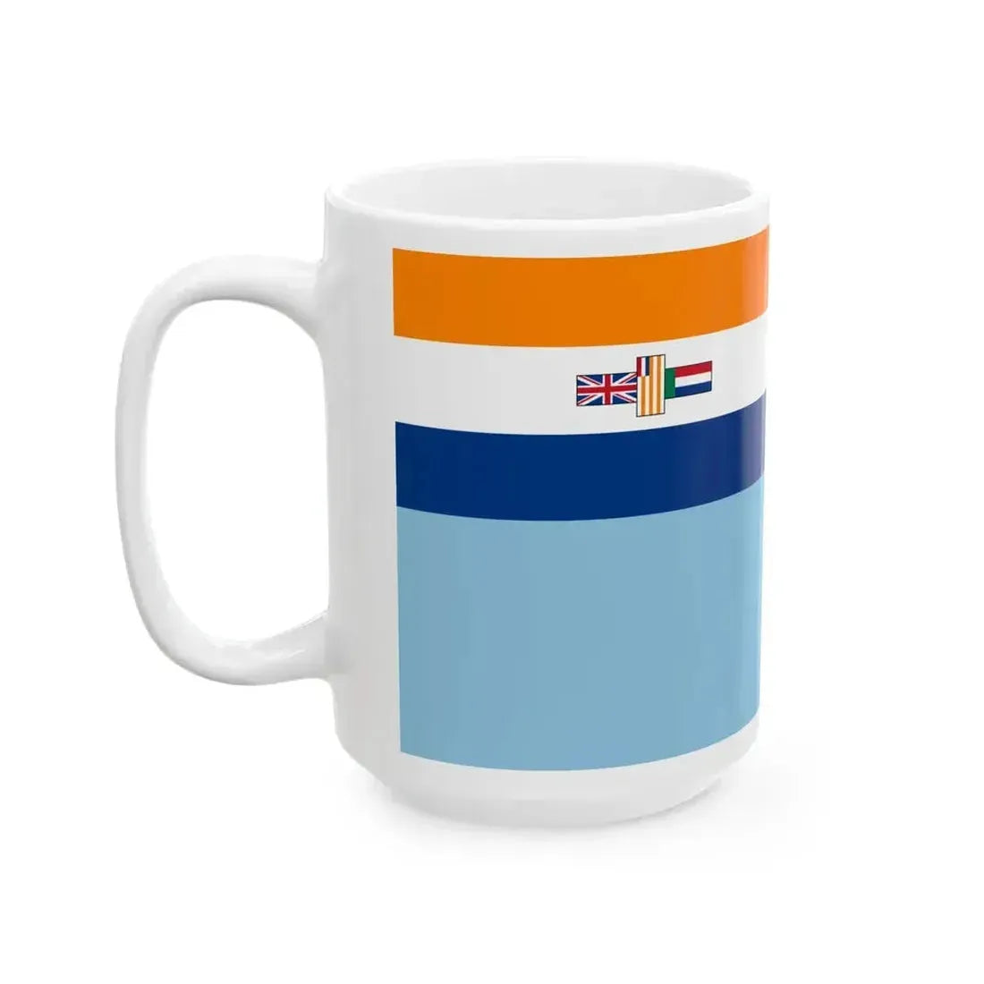 Air Force Ensign of South Africa 1940-1951 (South Africa) White Coffee Mug - Go Mug Yourself