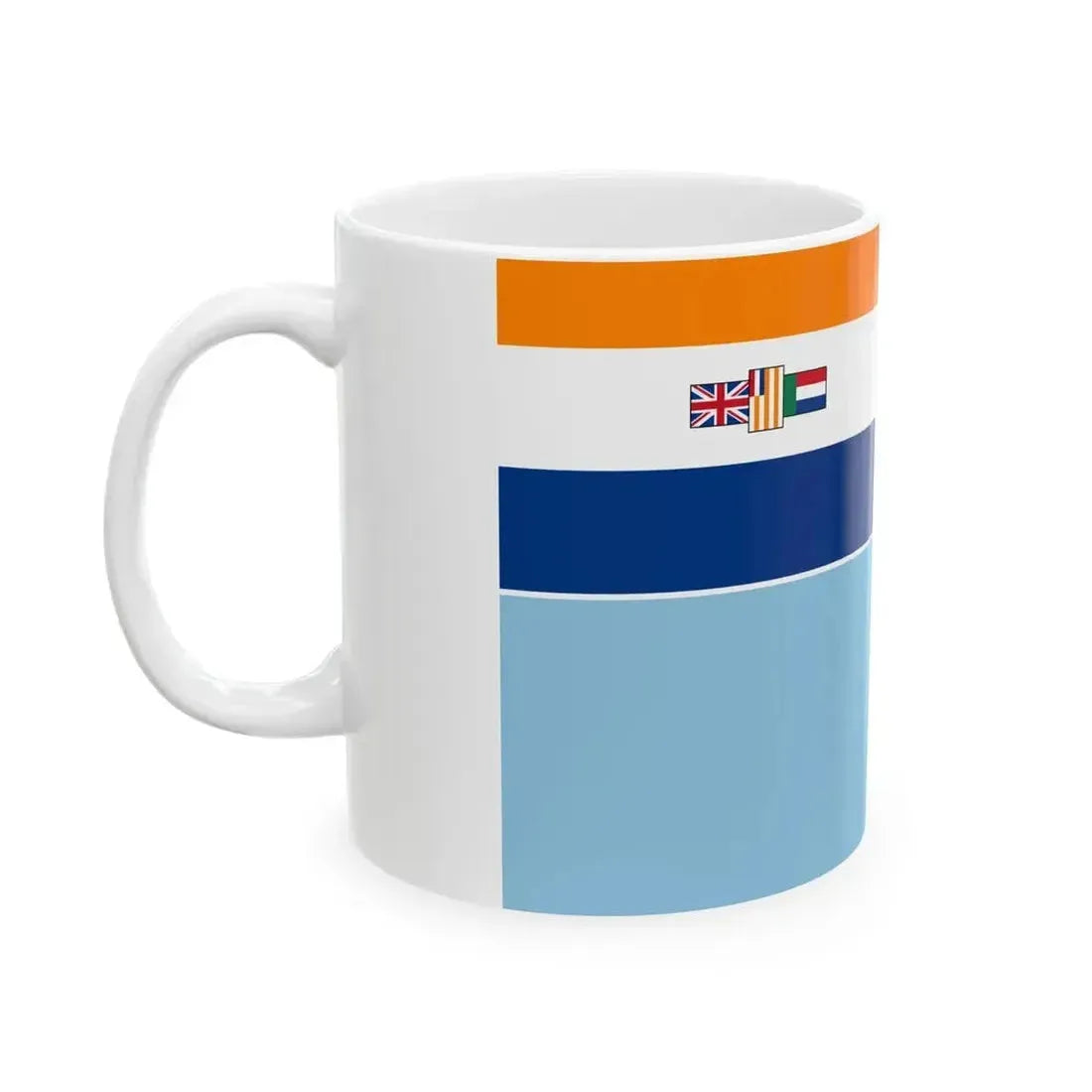 Air Force Ensign of South Africa 1951-1958 (South Africa) White Coffee Mug - Go Mug Yourself