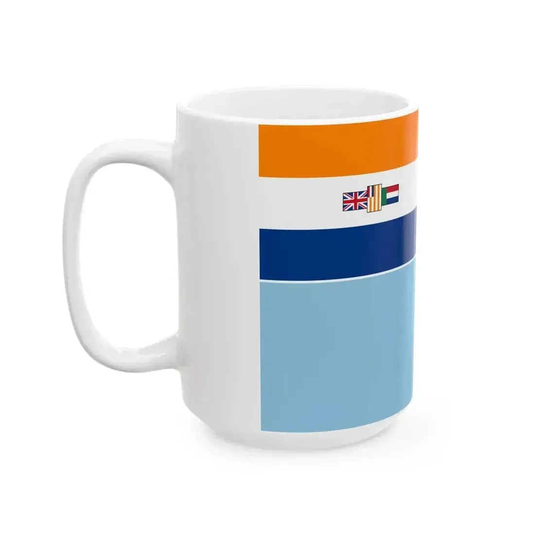 Air Force Ensign of South Africa 1951-1958 (South Africa) White Coffee Mug - Go Mug Yourself
