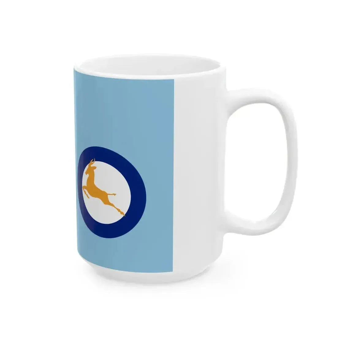 Air Force Ensign of South Africa 1951-1958 (South Africa) White Coffee Mug - Go Mug Yourself