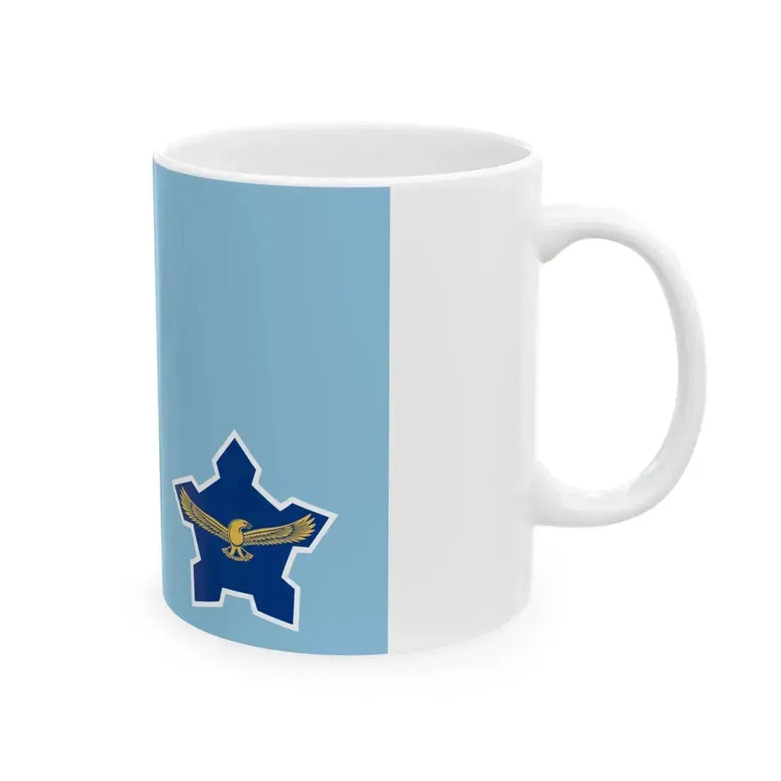Air Force Ensign of South Africa 1994-2003 (South Africa) White Coffee Mug - Go Mug Yourself