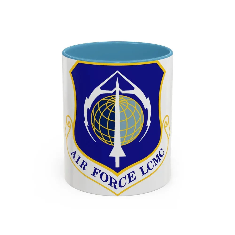 Air Force Life Cycle Management Center (U.S. Air Force) Accent Coffee Mug 11oz Light Blue - Go Mug Yourself