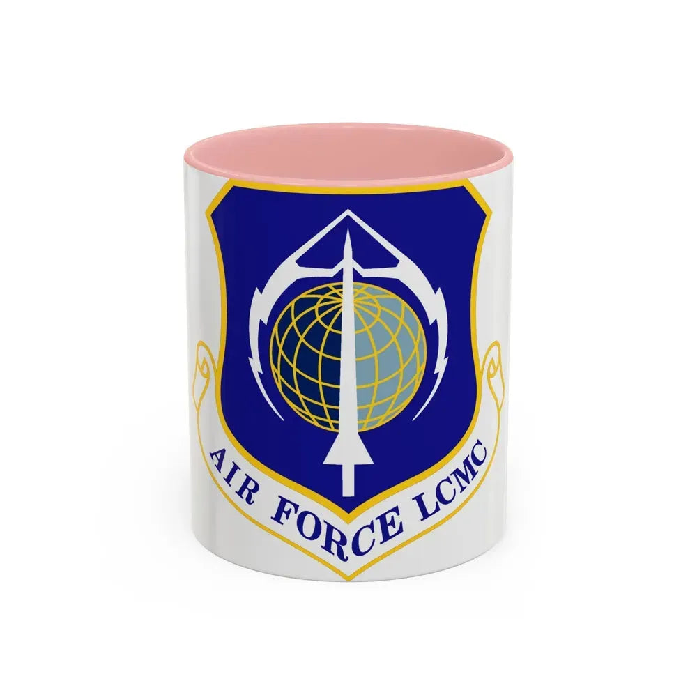 Air Force Life Cycle Management Center (U.S. Air Force) Accent Coffee Mug 11oz Pink - Go Mug Yourself