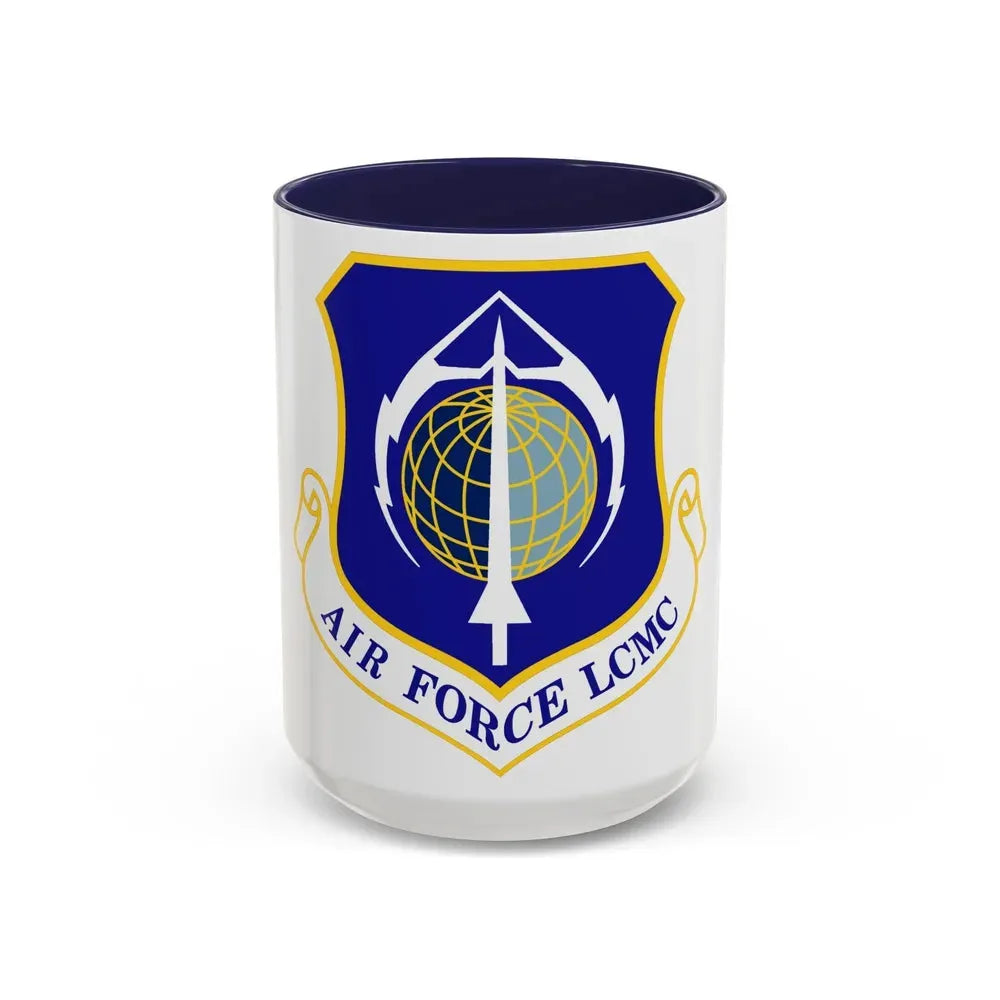 Air Force Life Cycle Management Center (U.S. Air Force) Accent Coffee Mug 15oz Navy - Go Mug Yourself