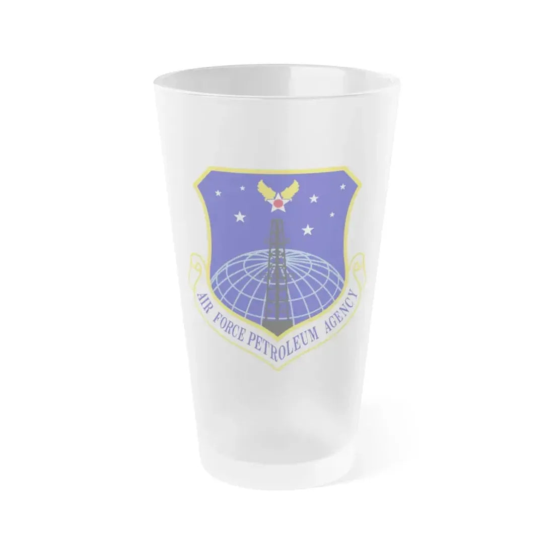 Air Force Petroleum Agency (U.S. Air Force) Frosted Pint Glass 16oz Default Title - Go Mug Yourself