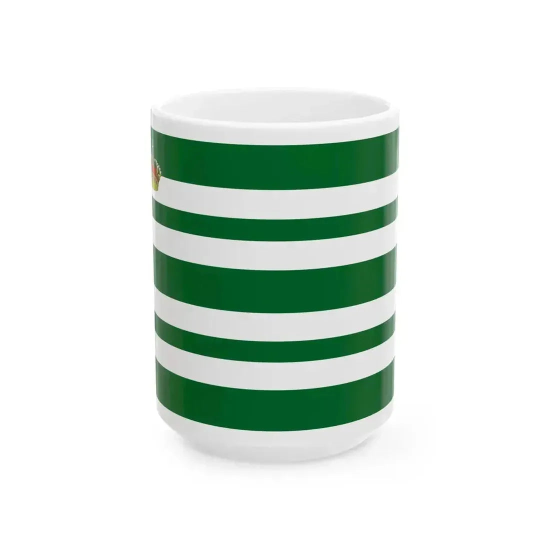Air Force rank flag of the King of the Kingdom of Egypt (Egypt) White Coffee Mug 15oz - Go Mug Yourself