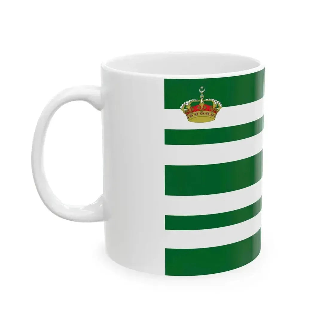 Air Force rank flag of the King of the Kingdom of Egypt (Egypt) White Coffee Mug - Go Mug Yourself