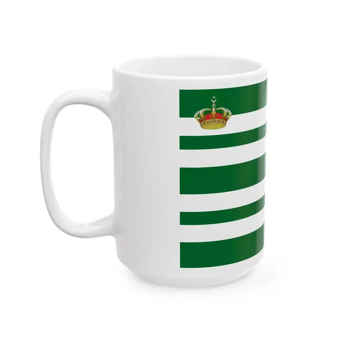 Air Force rank flag of the King of the Kingdom of Egypt (Egypt) White Coffee Mug - Go Mug Yourself