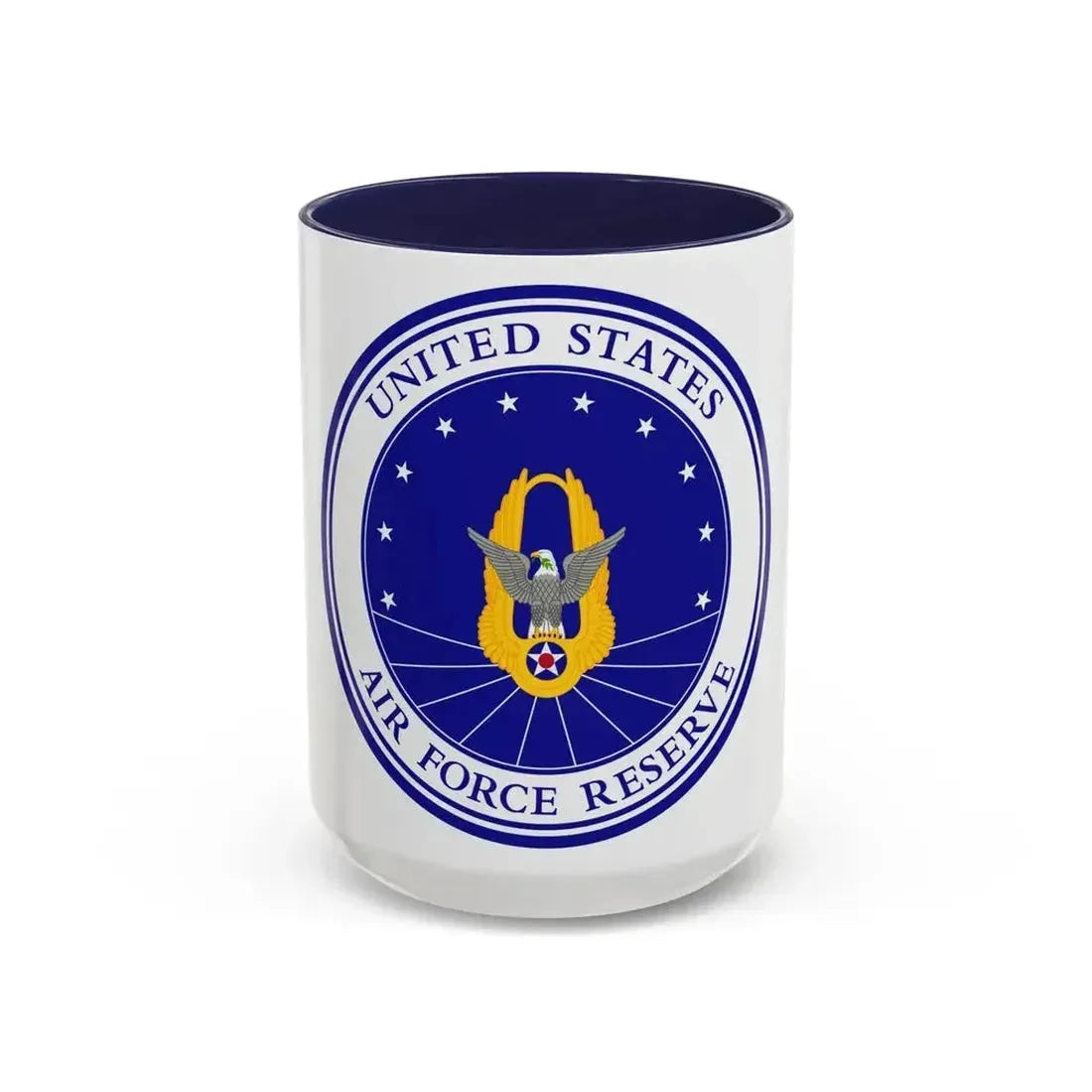 Air Force Reserve (U.S. Air Force) Accent Coffee Mug 15oz Navy - Go Mug Yourself