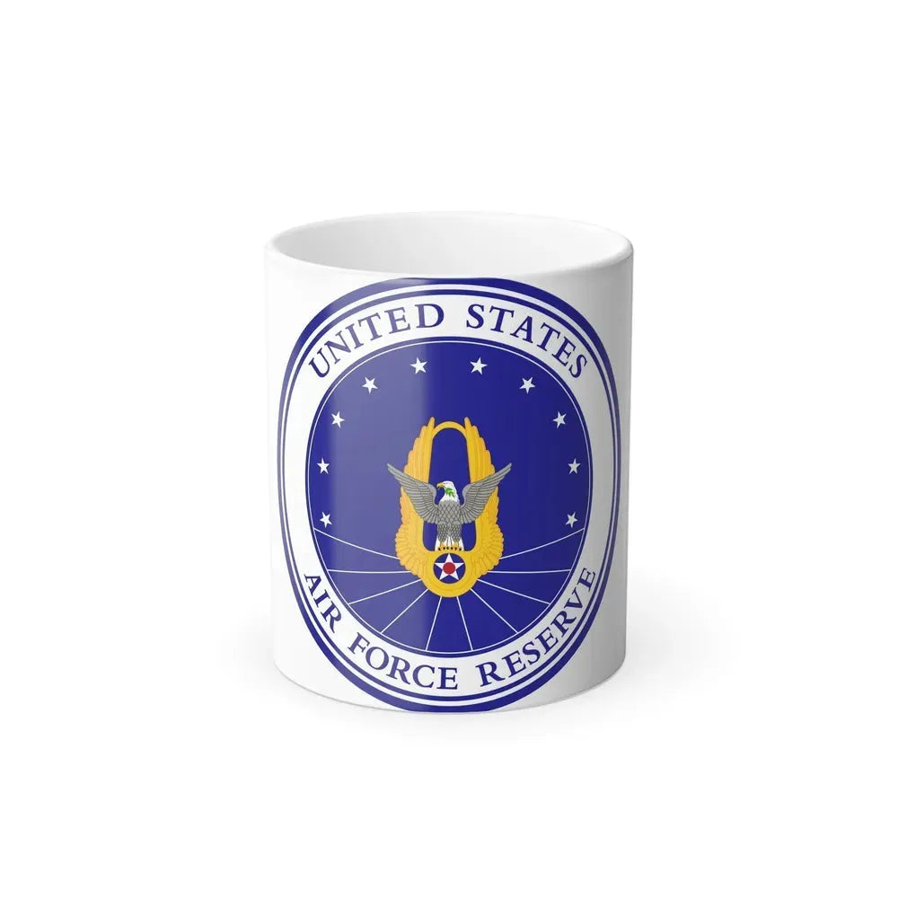 Air Force Reserve (U.S. Air Force) Color Changing Coffee Mug 11oz - Go Mug Yourself