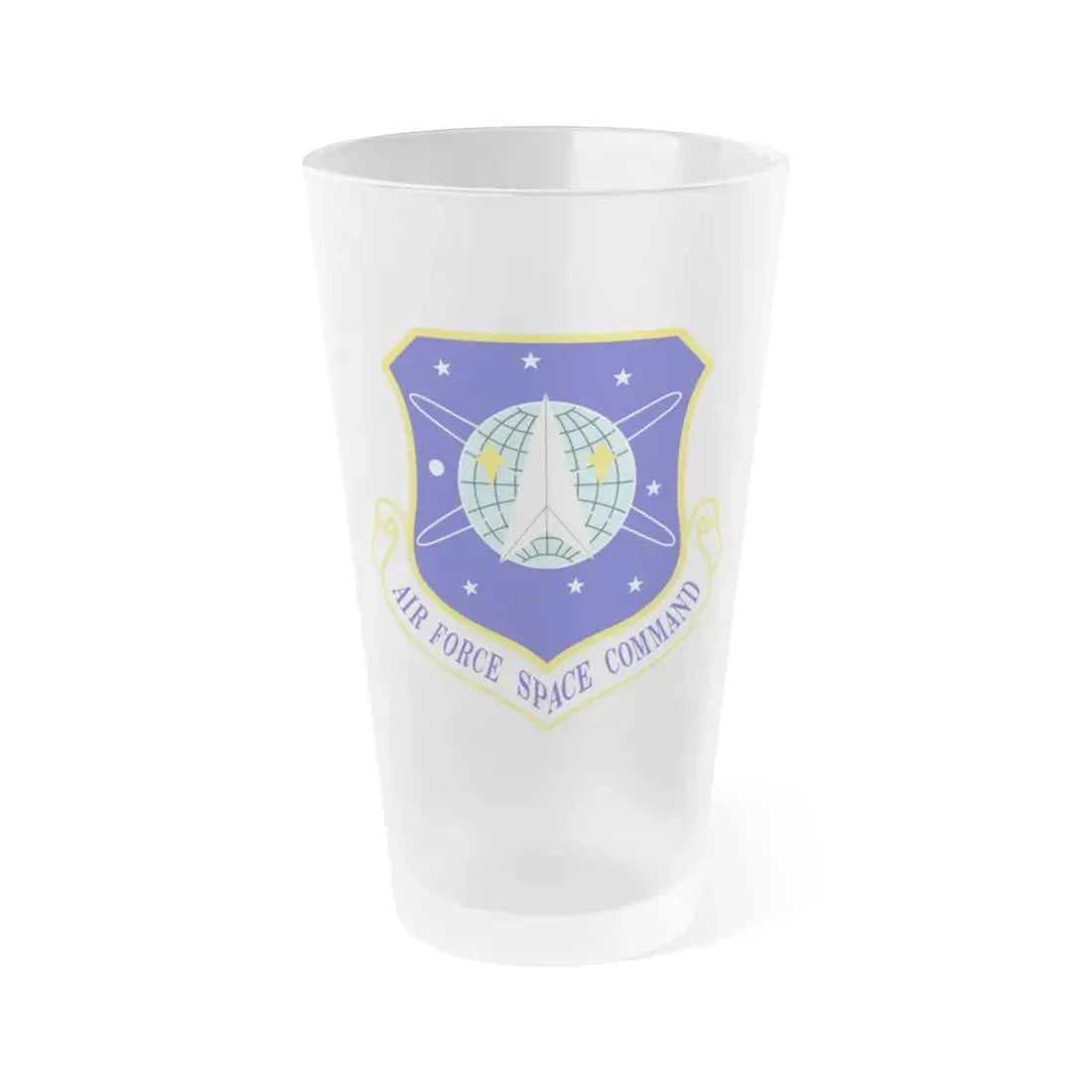 Air Force Space Command (U.S. Air Force) Frosted Pint Glass 16oz Default Title - Go Mug Yourself