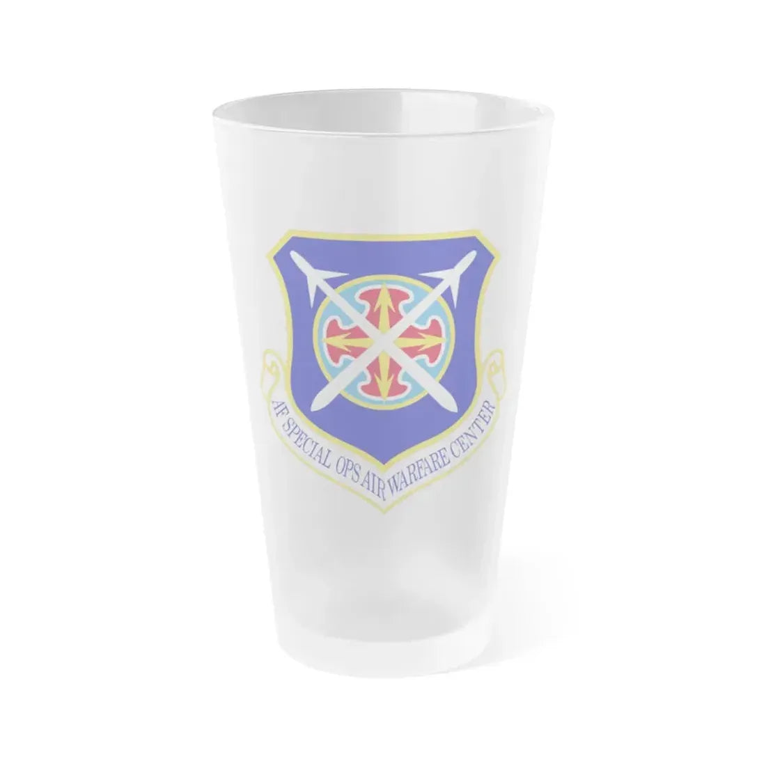 Air Force Special Operations Air Warfare Center (U.S. Air Force) Frosted Pint Glass 16oz Default Title - Go Mug Yourself