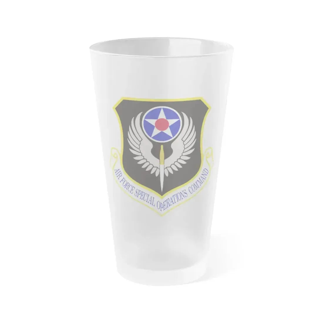 Air Force Special Operations Command (U.S. Air Force) Frosted Pint Glass 16oz Default Title - Go Mug Yourself