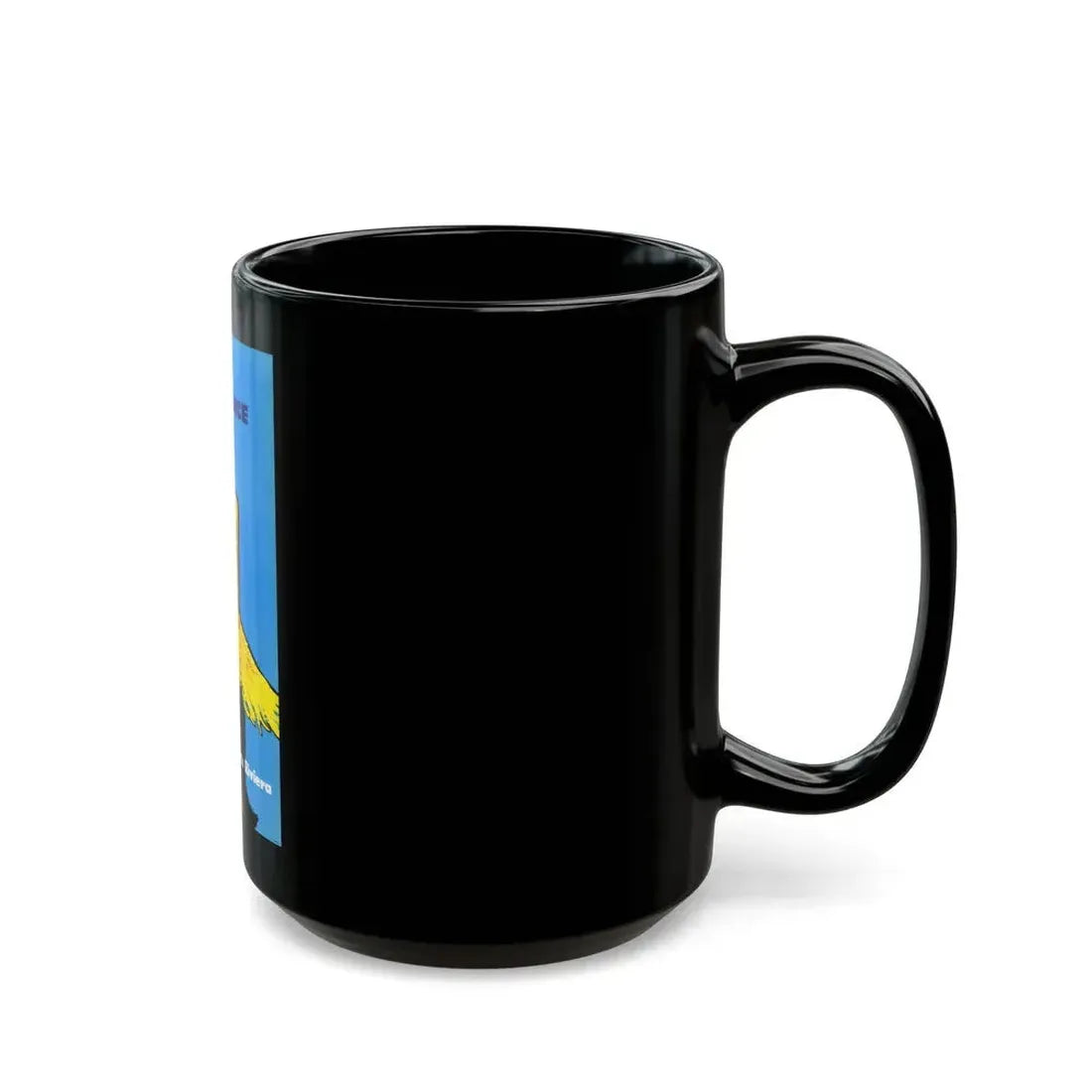 Air France, Travel Poster (1960s) - Black Coffee Mug - Go Mug Yourself