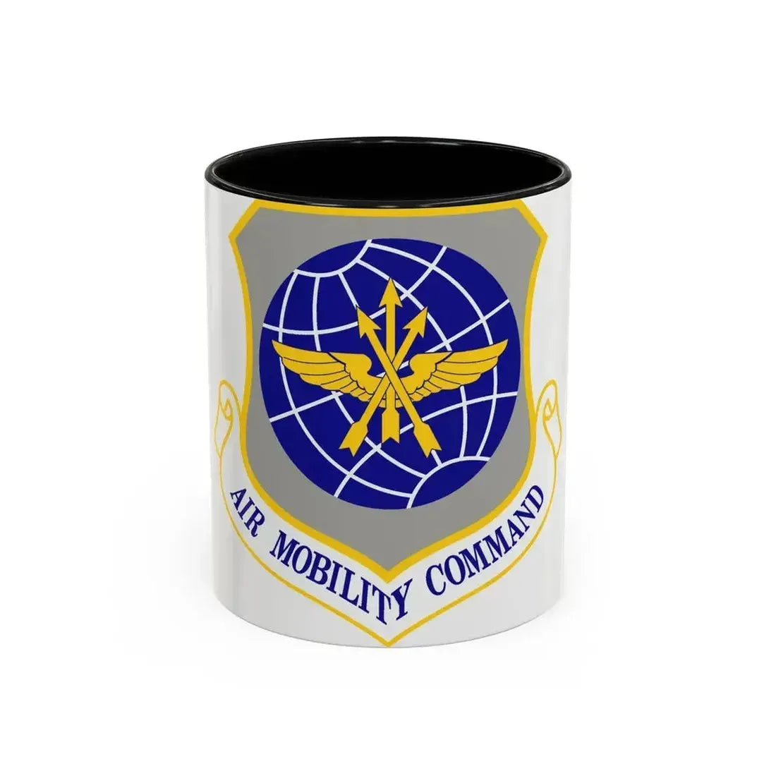Air Mobility Command (U.S. Air Force) Accent Coffee Mug 11oz Black - Go Mug Yourself