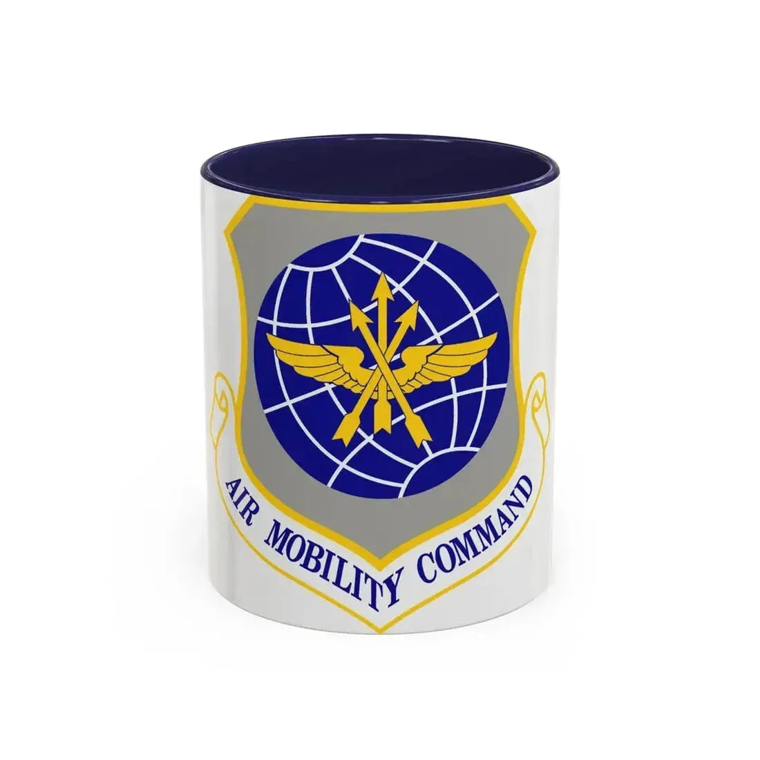 Air Mobility Command (U.S. Air Force) Accent Coffee Mug 11oz Navy - Go Mug Yourself