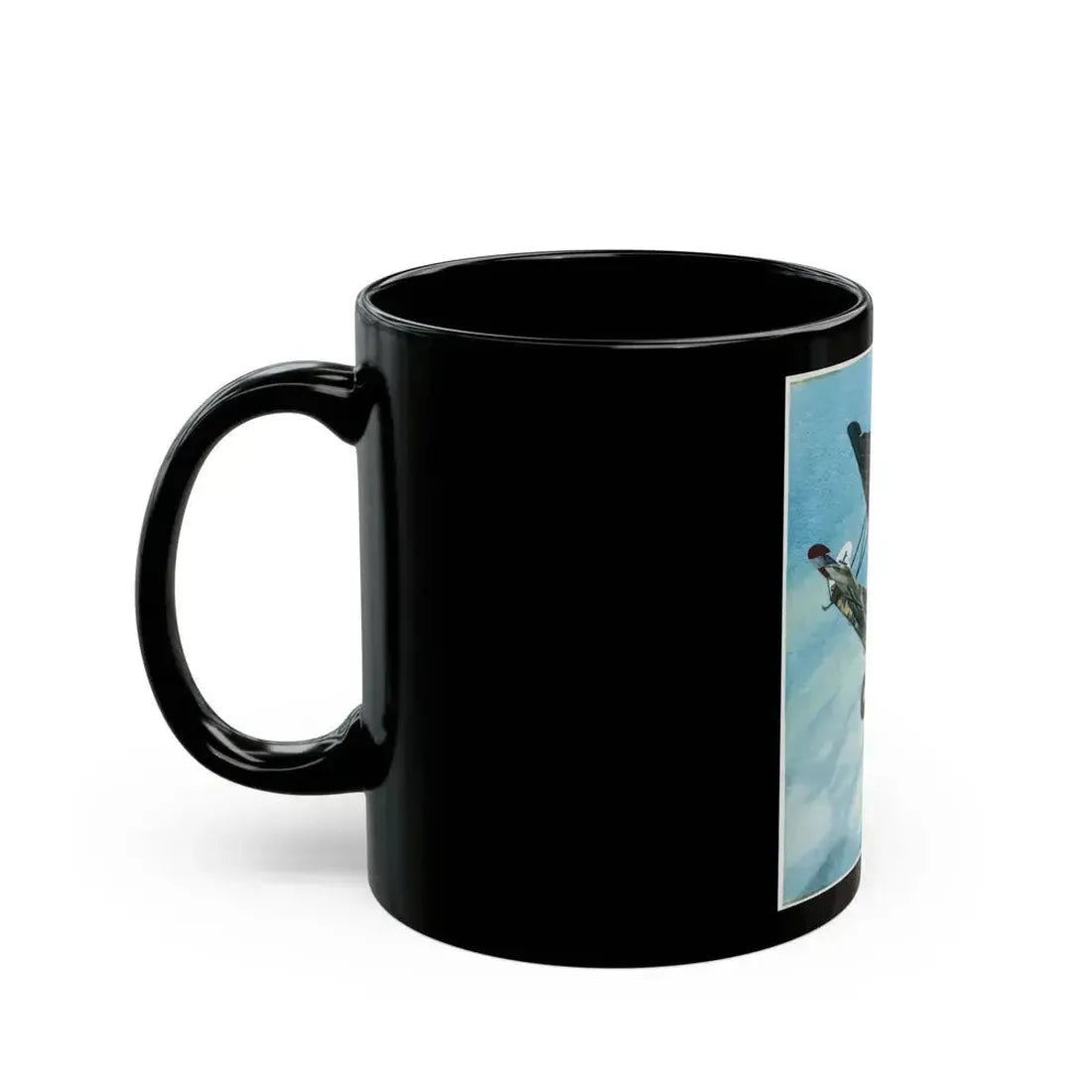 Airplane, 1958 - Black Coffee Mug - Go Mug Yourself