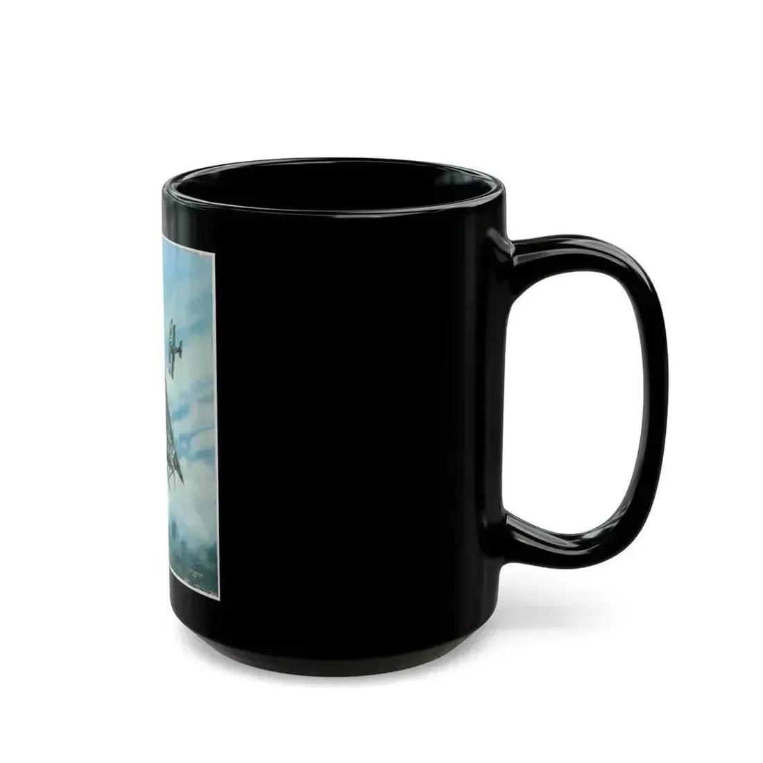 Airplane, 1958 - Black Coffee Mug - Go Mug Yourself