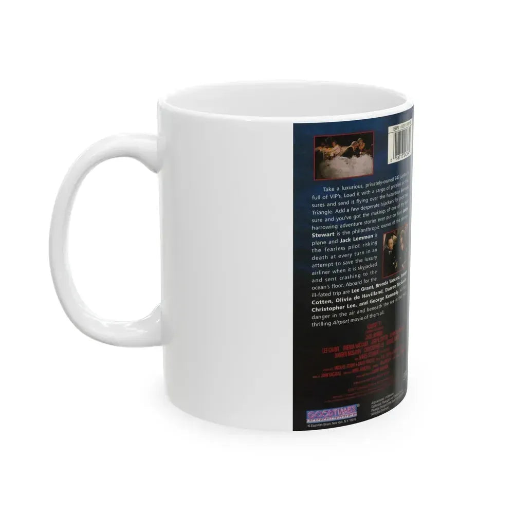 AIRPORT 77 (VHS COVER) - White Coffee Mug - Go Mug Yourself
