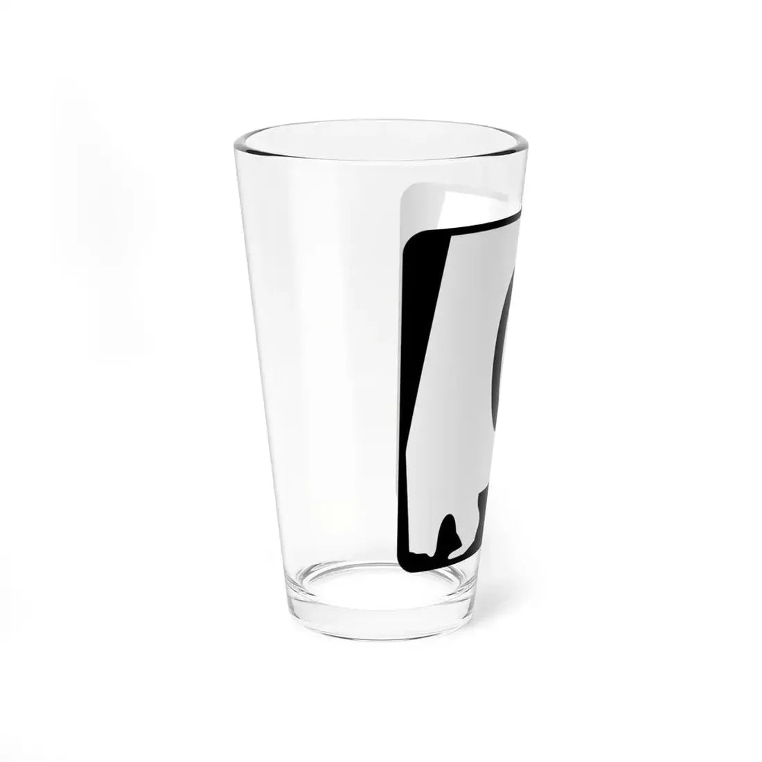 Alabama 0 (Alabama) (Road Sign) Pint Glss 16oz - Go Mug Yourself