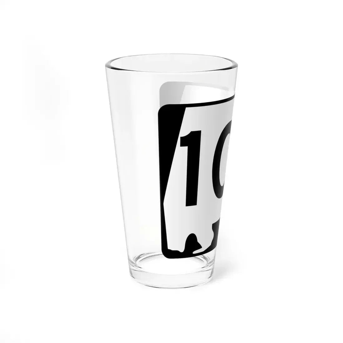 Alabama 100 (Alabama) (Road Sign) Pint Glss 16oz - Go Mug Yourself