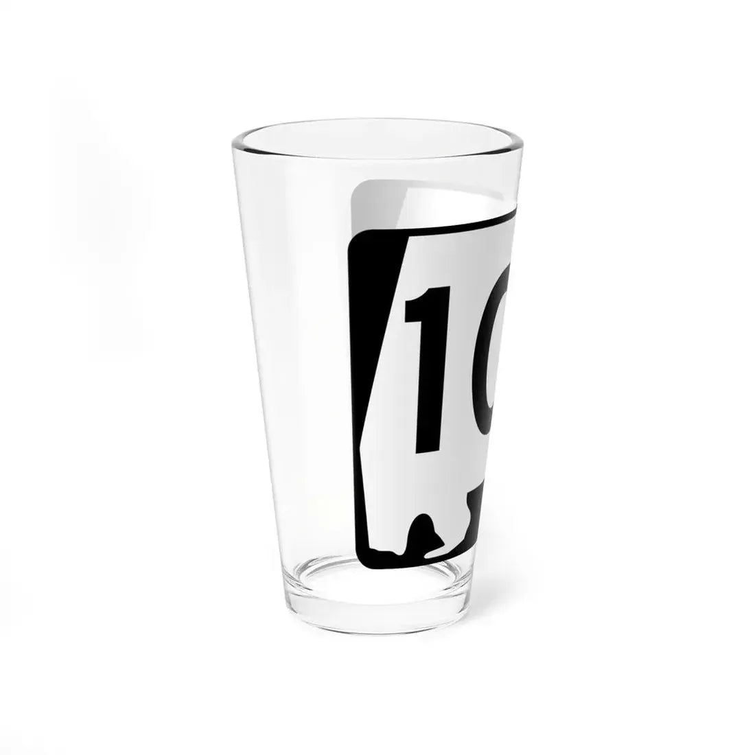 Alabama 107 (Alabama) (Road Sign) Pint Glss 16oz - Go Mug Yourself