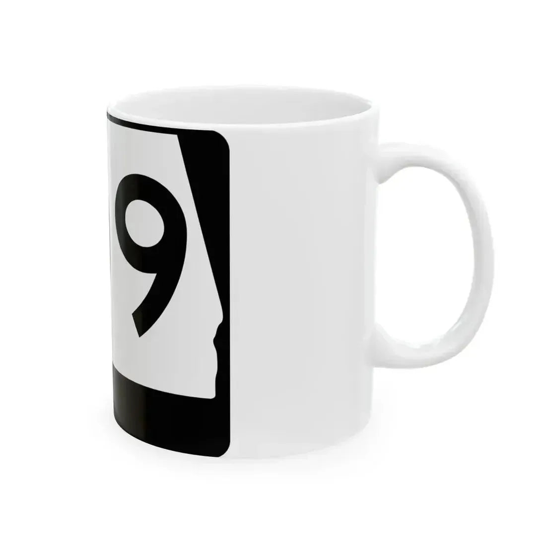 Alabama 109 (Alabama) (Road Sign) White Coffee Mug - Go Mug Yourself