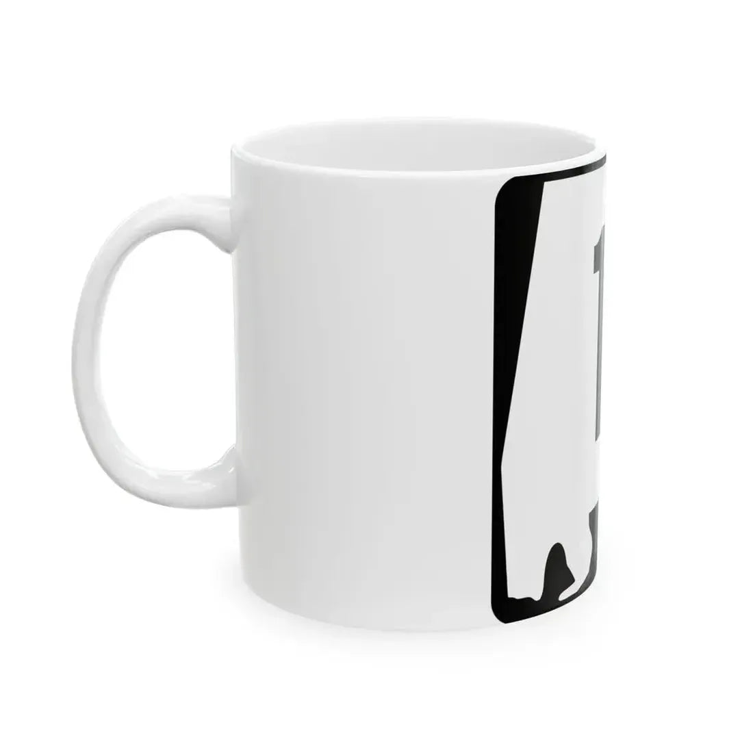 Alabama 11 (Alabama) (Road Sign) White Coffee Mug - Go Mug Yourself