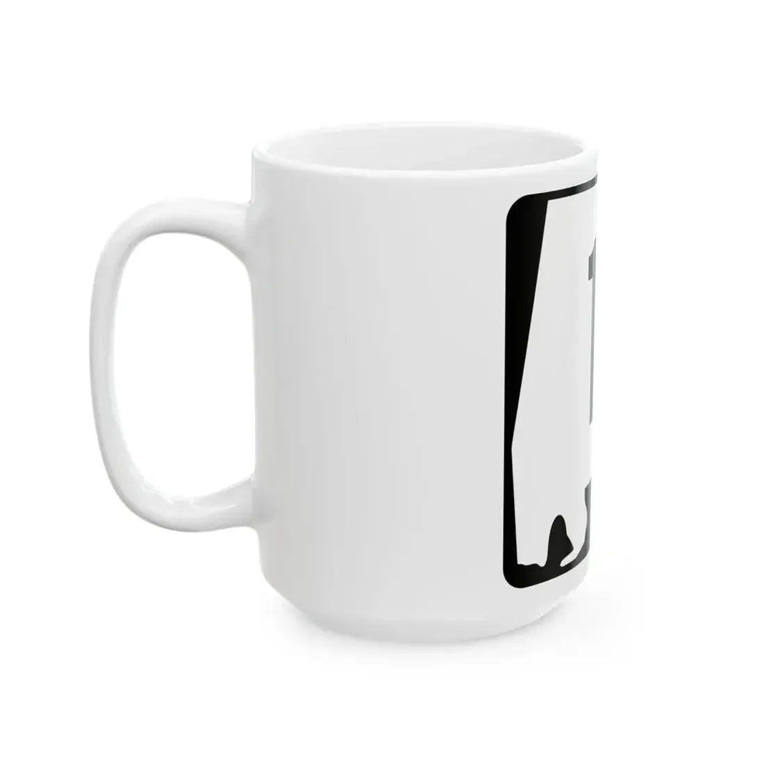 Alabama 11 (Alabama) (Road Sign) White Coffee Mug - Go Mug Yourself