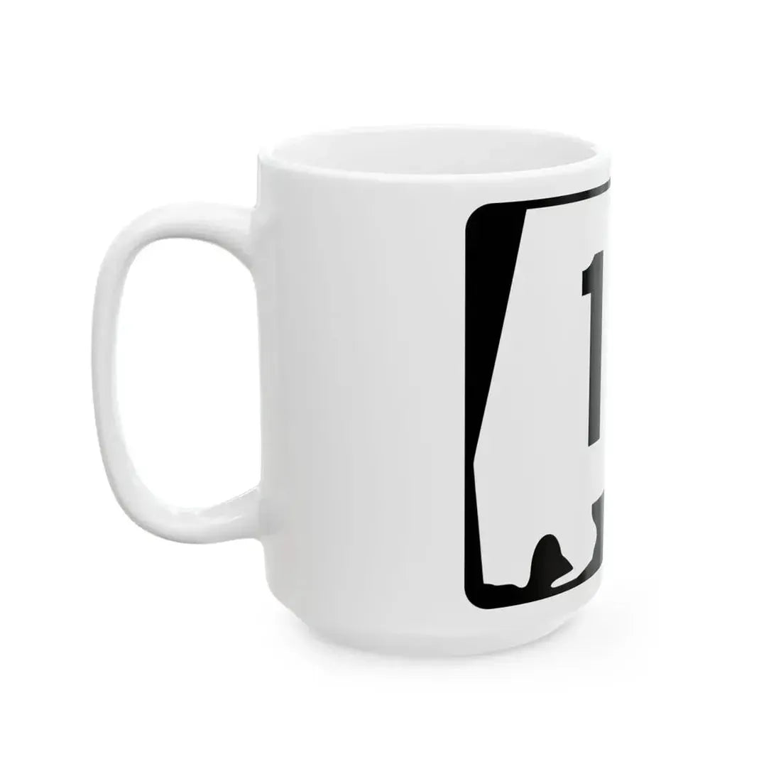 Alabama 111 (Alabama) (Road Sign) White Coffee Mug - Go Mug Yourself