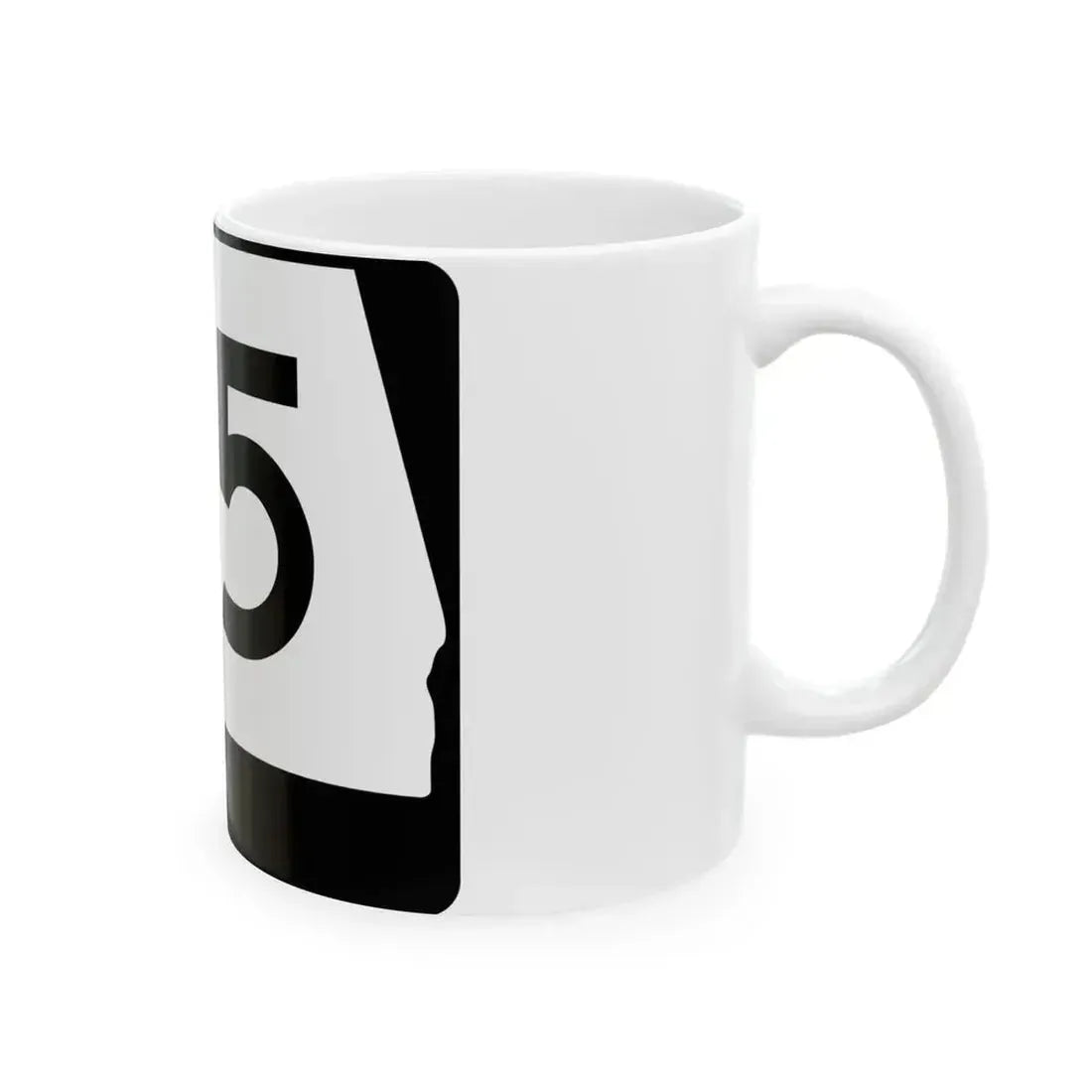Alabama 115 (Alabama) (Road Sign) White Coffee Mug - Go Mug Yourself