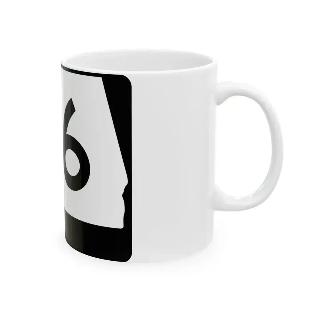 Alabama 116 (Alabama) (Road Sign) White Coffee Mug - Go Mug Yourself