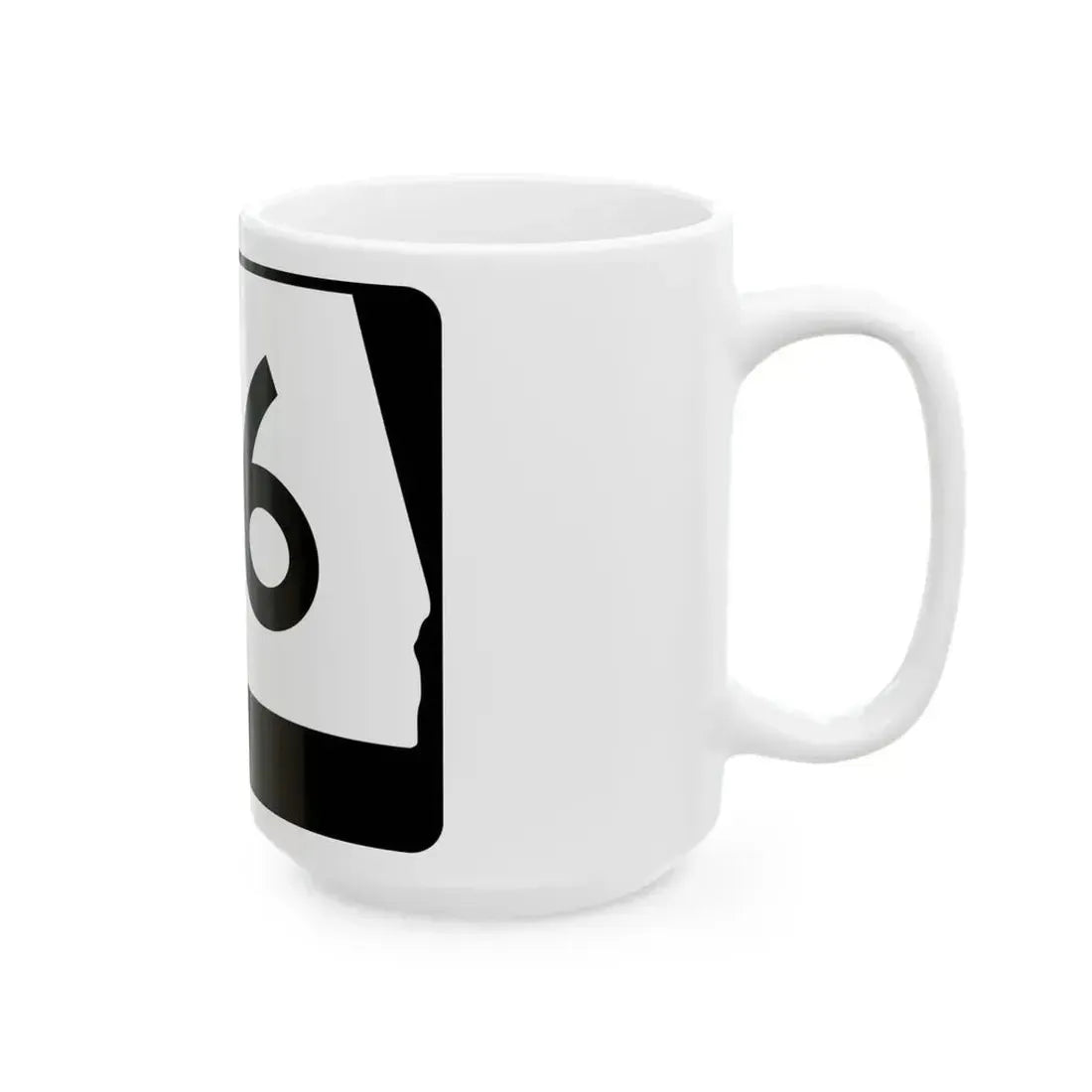Alabama 116 (Alabama) (Road Sign) White Coffee Mug - Go Mug Yourself