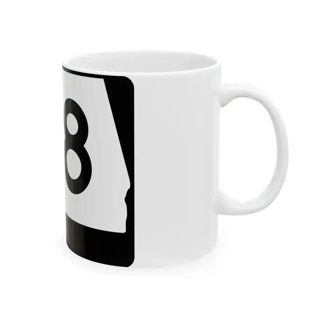 Alabama 118 (Alabama) (Road Sign) White Coffee Mug - Go Mug Yourself