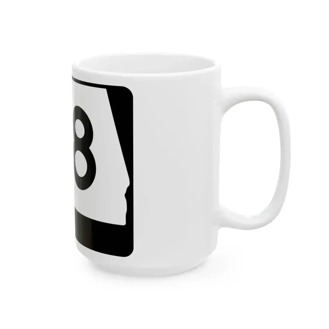 Alabama 118 (Alabama) (Road Sign) White Coffee Mug - Go Mug Yourself