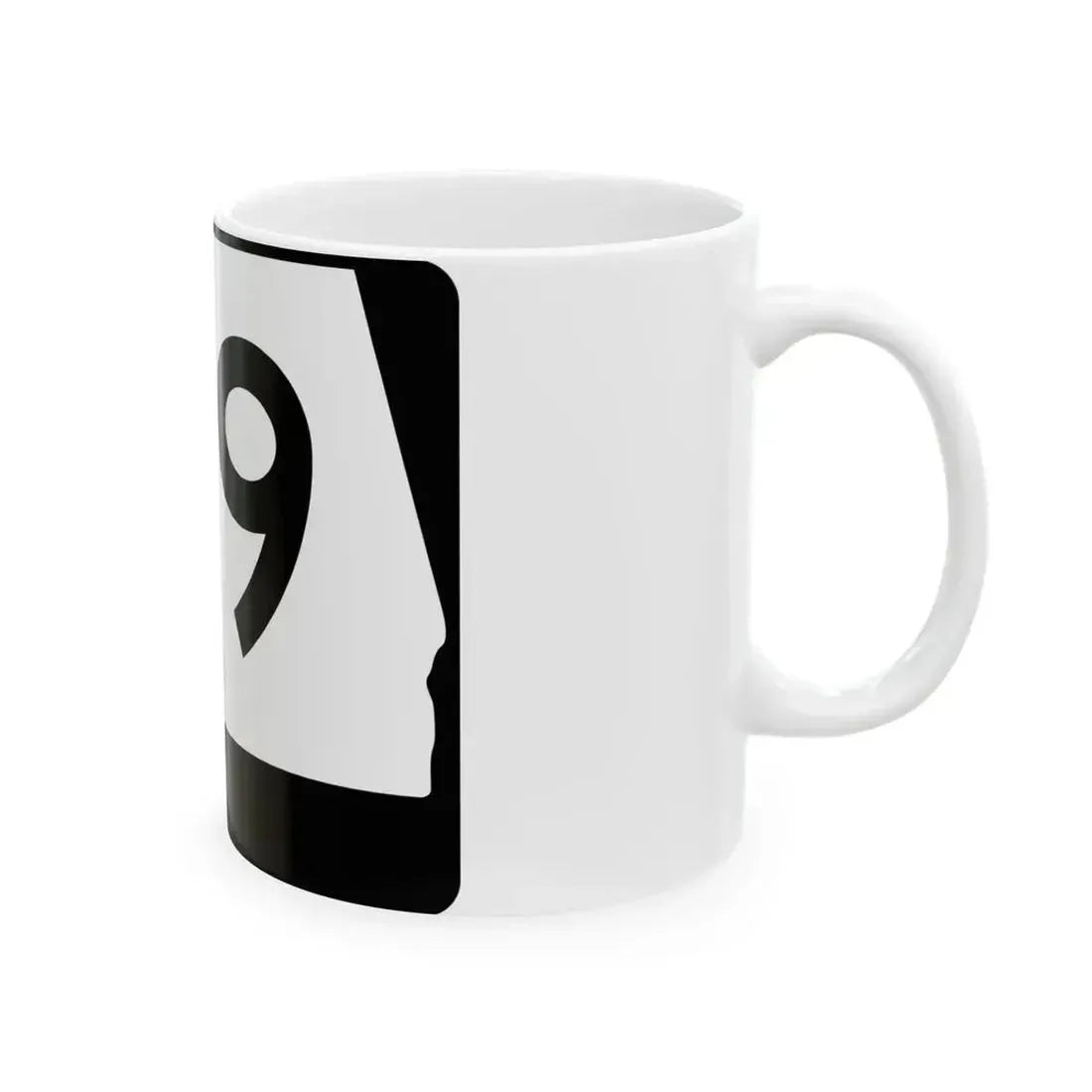 Alabama 119 (Alabama) (Road Sign) White Coffee Mug - Go Mug Yourself