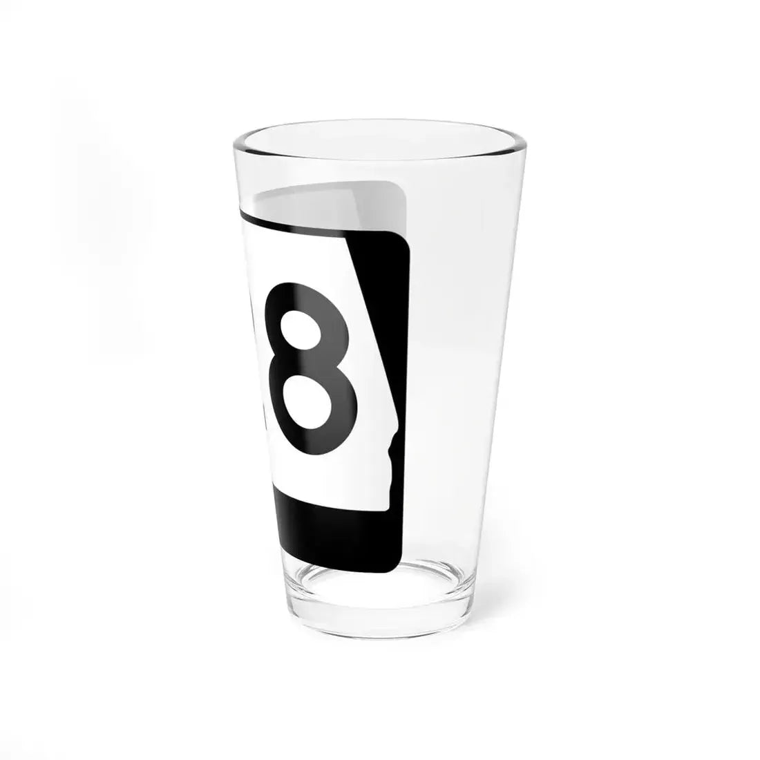 Alabama 128 (Alabama) (Road Sign) Pint Glass 16oz - Go Mug Yourself