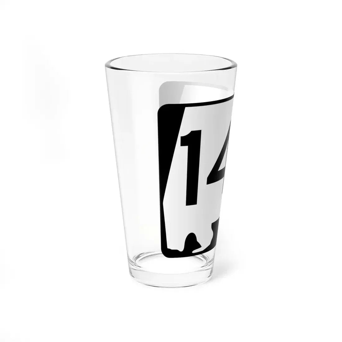 Alabama 140 (Alabama) (Road Sign) Pint Glss 16oz - Go Mug Yourself