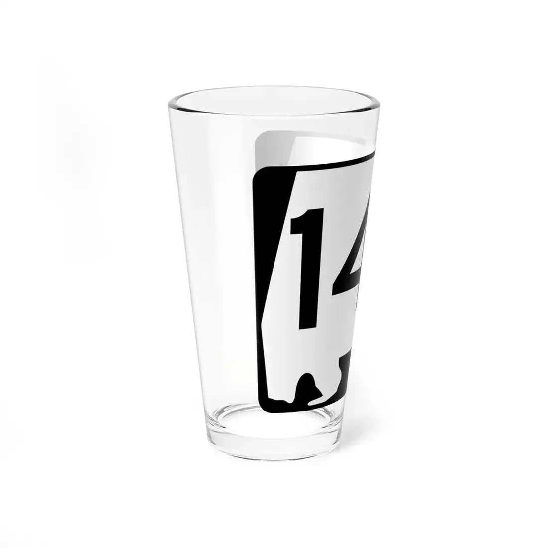 Alabama 144 (Alabama) (Road Sign) Pint Glss 16oz - Go Mug Yourself