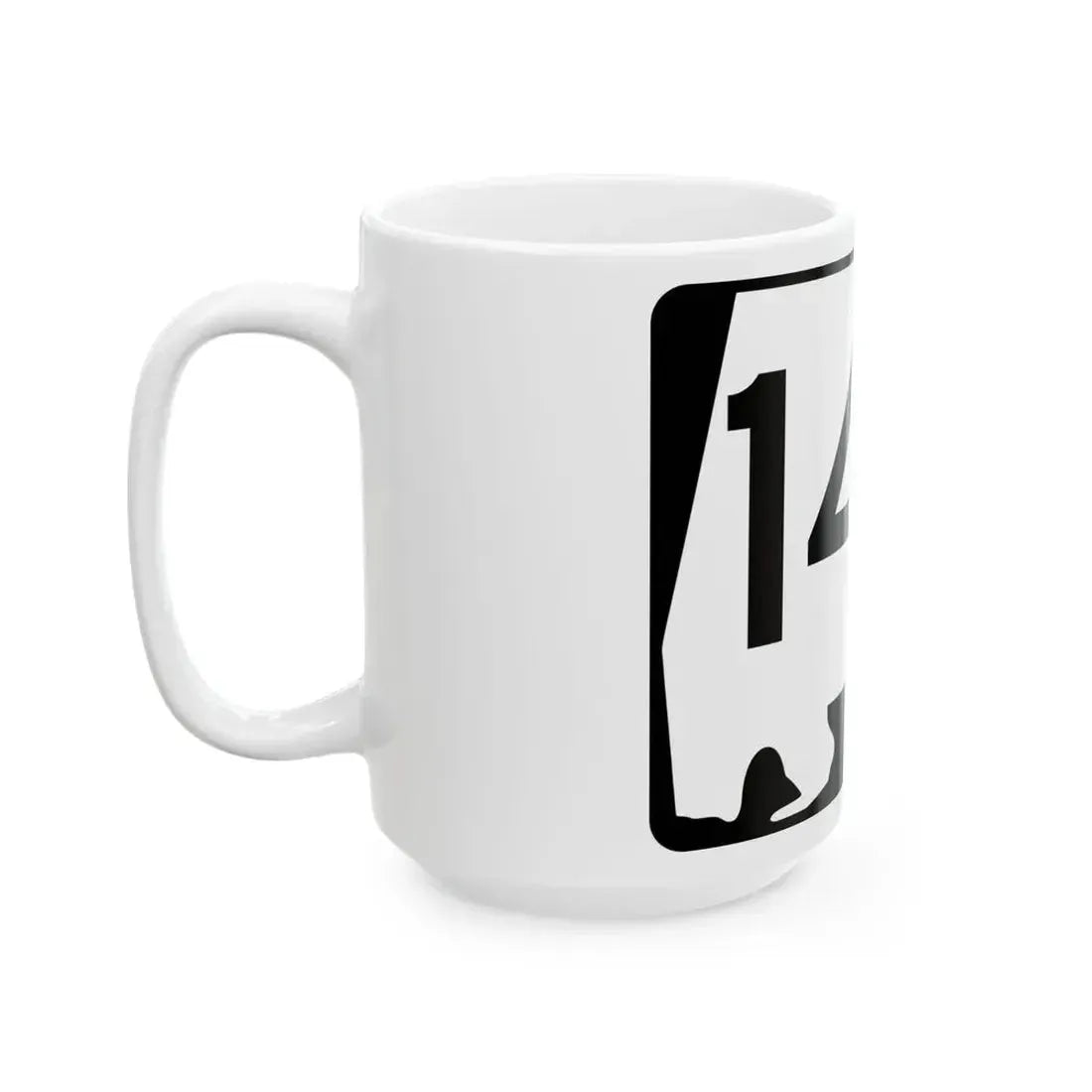 Alabama 148 (Alabama) (Road Sign) White Coffee Mug - Go Mug Yourself