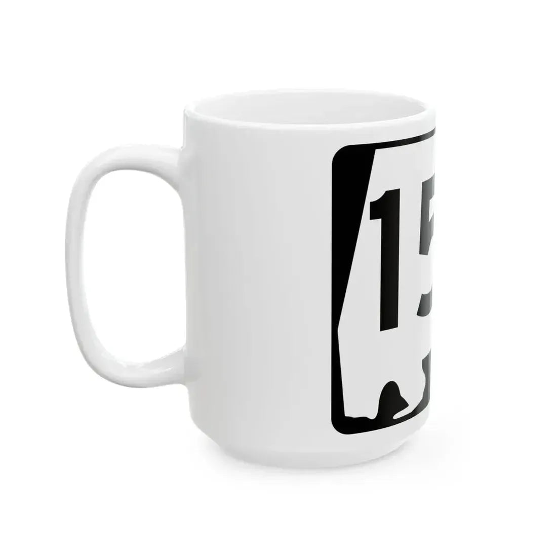 Alabama 150 (Alabama) (Road Sign) White Coffee Mug - Go Mug Yourself