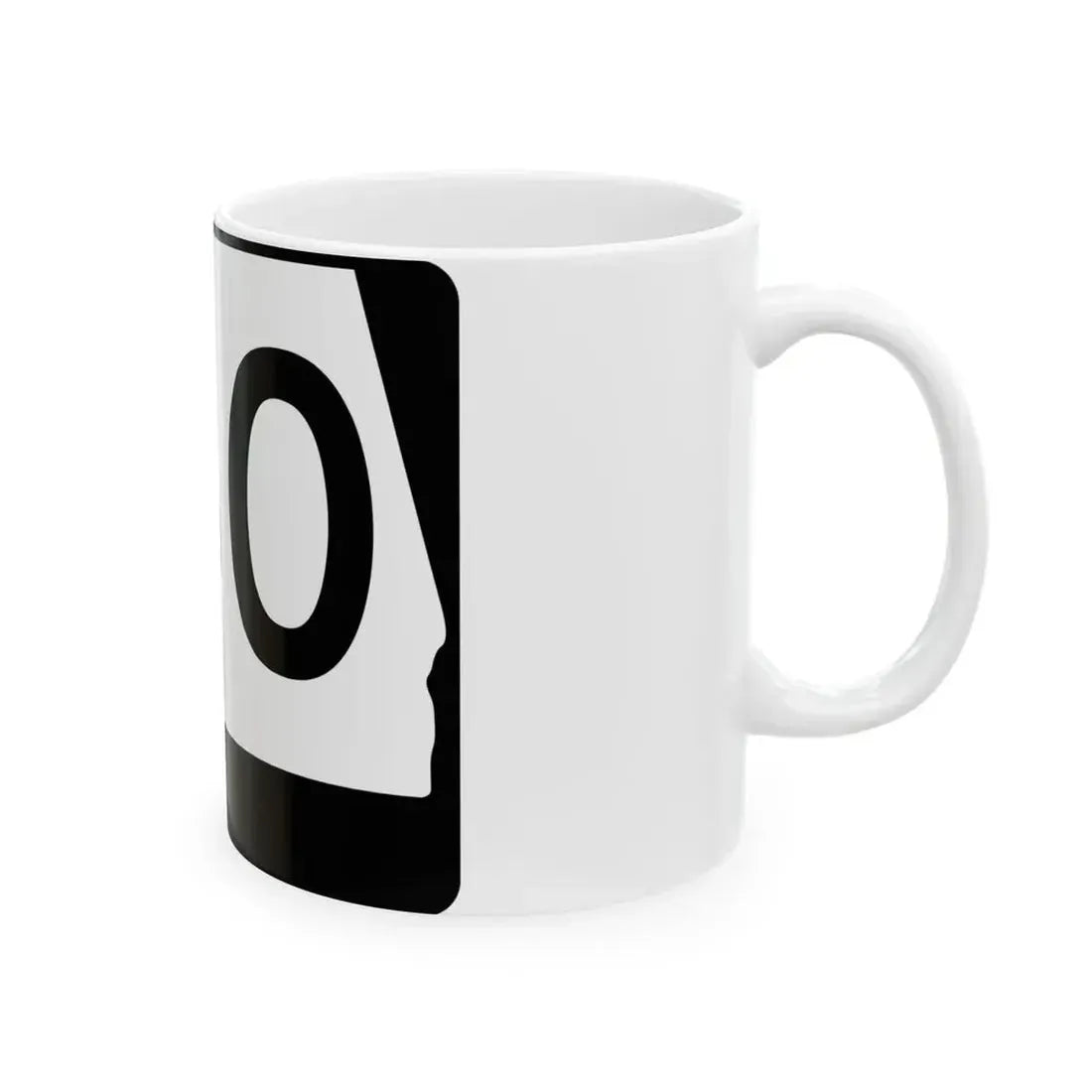 Alabama 160 (Alabama) (Road Sign) White Coffee Mug - Go Mug Yourself