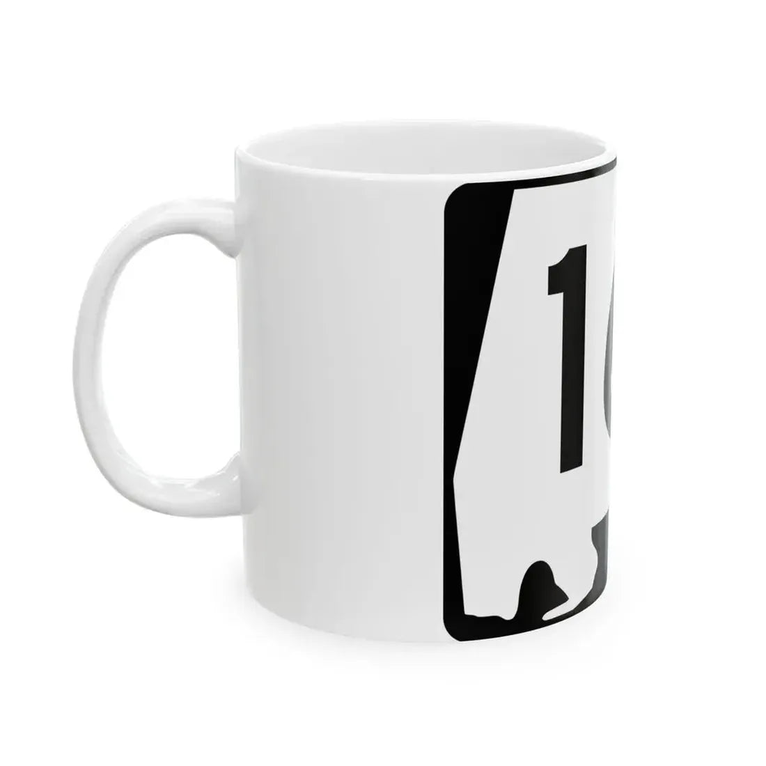 Alabama 161 (Alabama) (Road Sign) White Coffee Mug - Go Mug Yourself