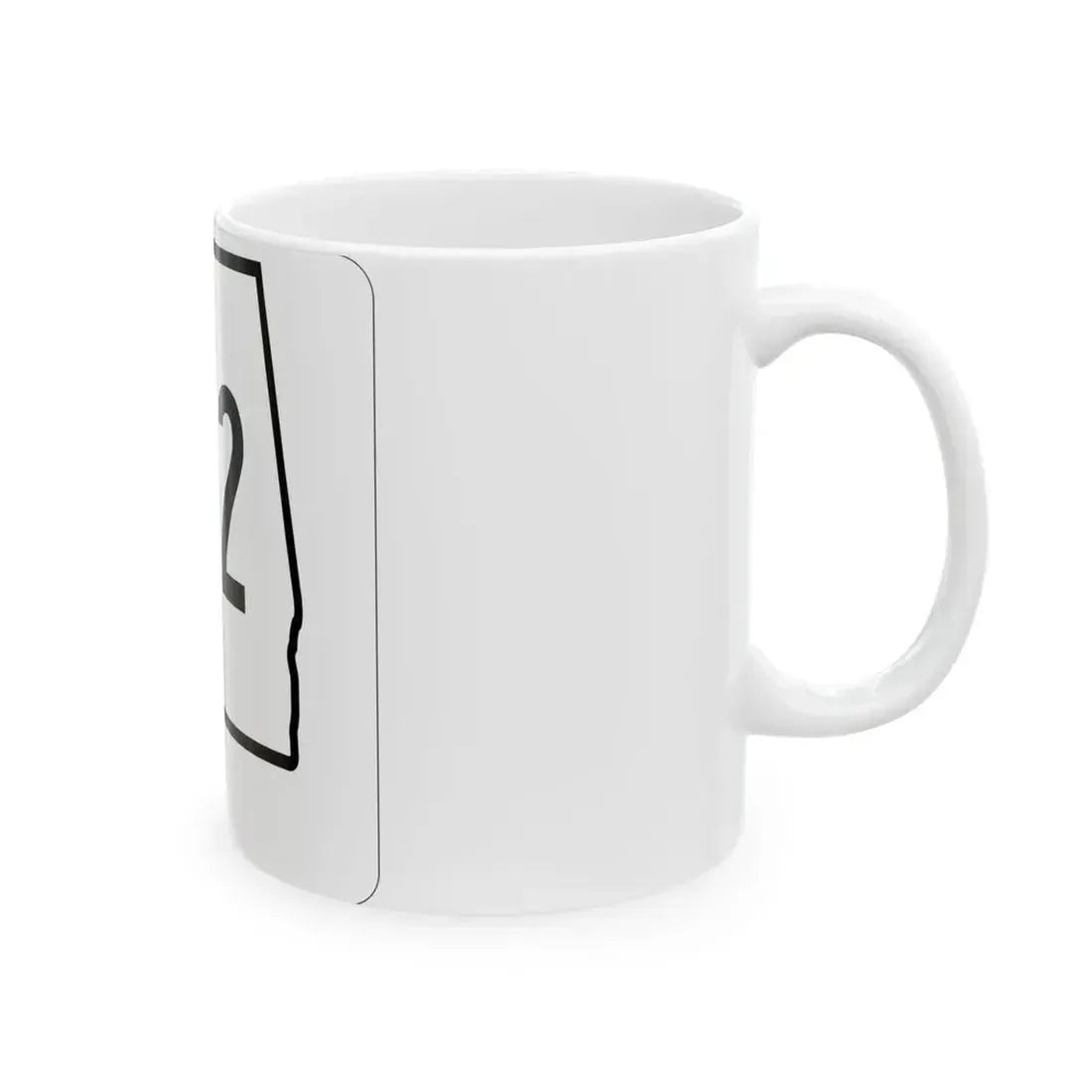 Alabama 162 1960 (Alabama) (Road Sign) White Coffee Mug - Go Mug Yourself